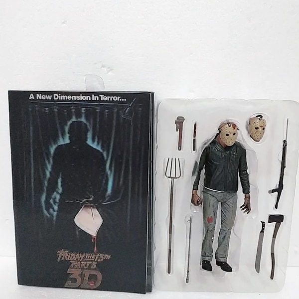 NECA Fredag den 13. Figurleker Freddy Jason Voorhees Blod Actionfigur Jason Samlemodell Julegave Halloweengaver No. 1