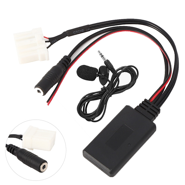 AUX-ingång Kabeladapter Bil Bluetooth 5.0 Mikrofon Passar Mazda 2 3 5 6 RX8[GKS] 0.1