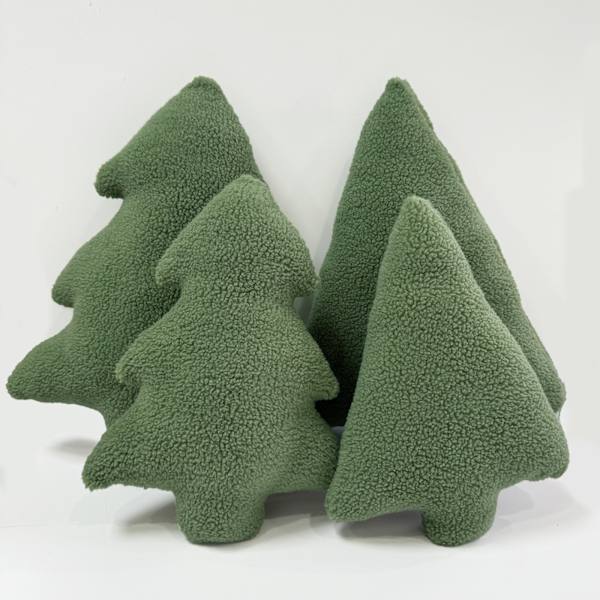 Julny Plysj Julgran Pute Sesongdekorasjon (30 * 21cm)