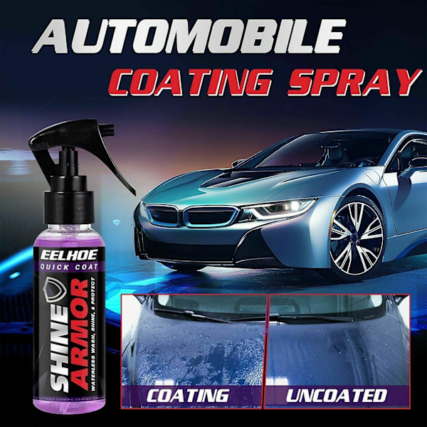 Shine Armor Fortify Quick Coat Keramisk Coating 3 i 1 Hydrofob Bilvoks 30ml 2 stk