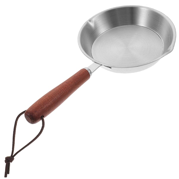 Stegepande i rustfrit stål Non-stick stegepande Stegepande i rustfrit stål Køkken Stegepande Sølv 16X16X3CM Sølv Silver 27.5X12X2.3CM