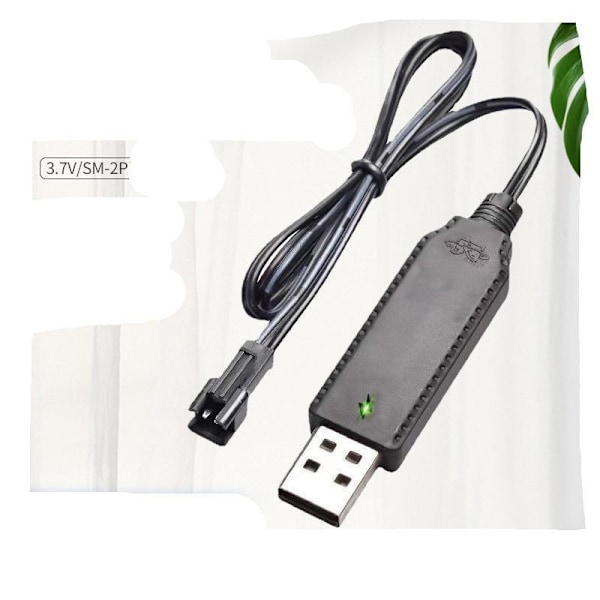 USB opladerkabel batterioplader 3.7V SM-2P 60cm 3.7V 3.7V