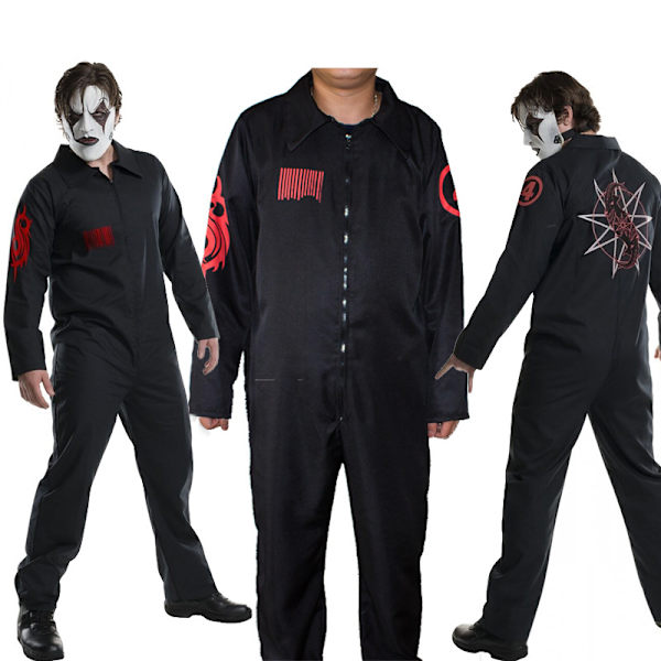 Slipknot Cosplay -asu, löysä haalari, Halloween Slive Knot Band -4 Sleeve Knot Band -4 S
