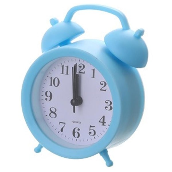 Twin Bell Alarm Clock-blå