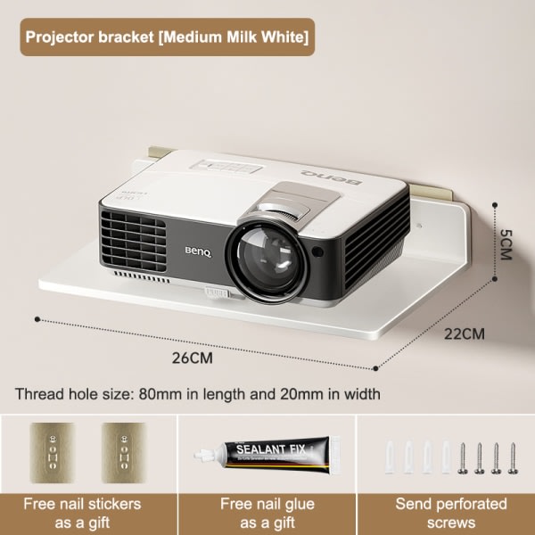 Väggmonterad TV Kameraövervakning Stämplingsfri Förvaring Hemmakontor G1