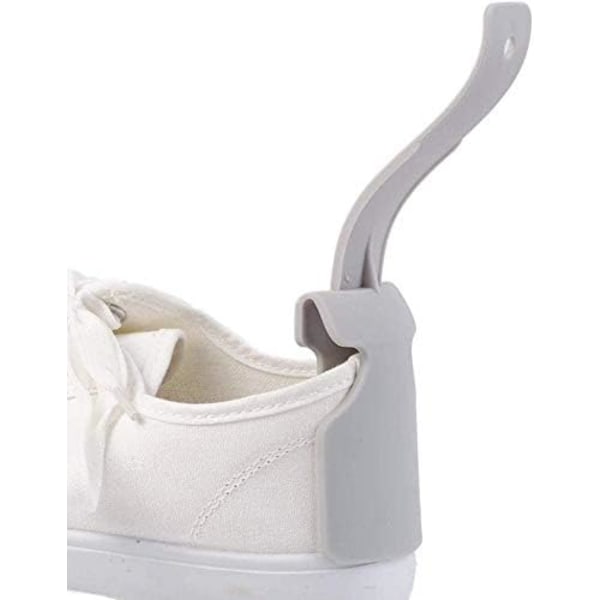 stk Lazy Shoes Helper, Nyeste Skohorn, Hjelp til å ta på sko, Grå