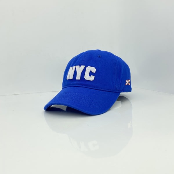 Dotpet Hat Broderade NYC Letters Justerbar cap för män och kvinnor (blå)