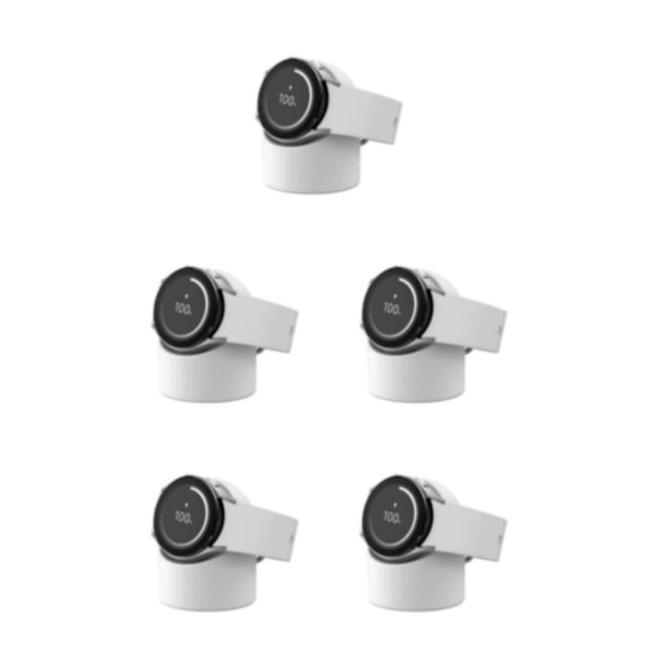1/2/3/5 Kätevä ja monitoiminen latausteline kellolle, valkoinen[GKS] white 5PCS