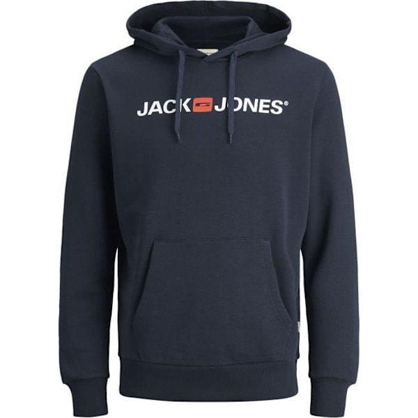 Sweatshirt - JACK & JONES - Herre - Hætte - Lange ærmer - Blå Blå Blå XS