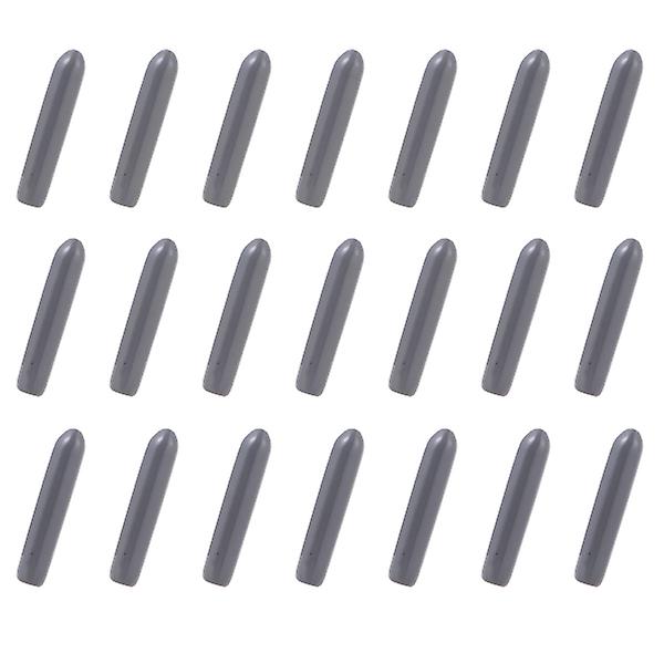 200 st Diskmaskinsstativkapslar Spets Cover Flexibla runda gavlar (grå)