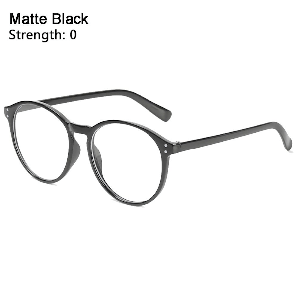 -1.0~-4.0 Myopi Briller Briller MAT SORT STYRKE 0 mat sort mat sort matte black Strength 0-Strength 0