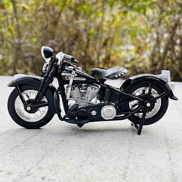 1:18 Harley-Davidson Moottoripyörä 1948 FL Panhead automalli metalliseos moottoripyörämalli leluautosarja