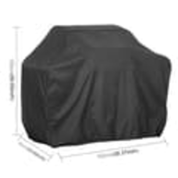 Grillovertræk 100x60x150cm - beskytter mod vejr og vind