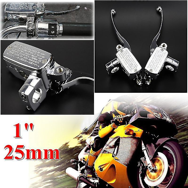 1 par motorcykelcylinderkopplingsspak bromspump huvudcylinder spakar tillbehör för Suzuki Intruder 800 1400 1500