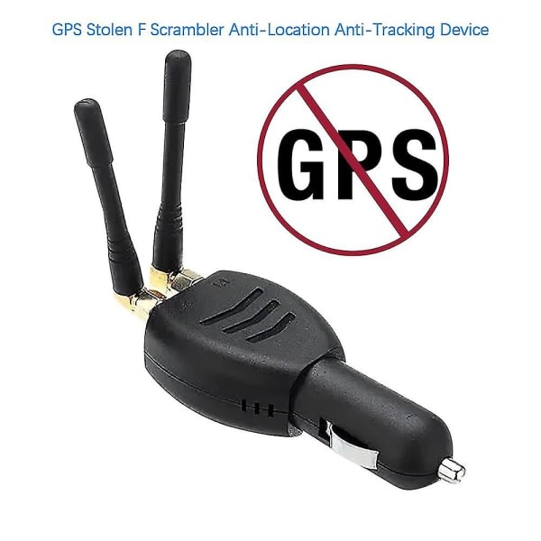 2x Antenn Bil Signal Concealer Dc12-24v 1500-1600mhz Bil GPS Signal Detektor Sekretessskydd An Black