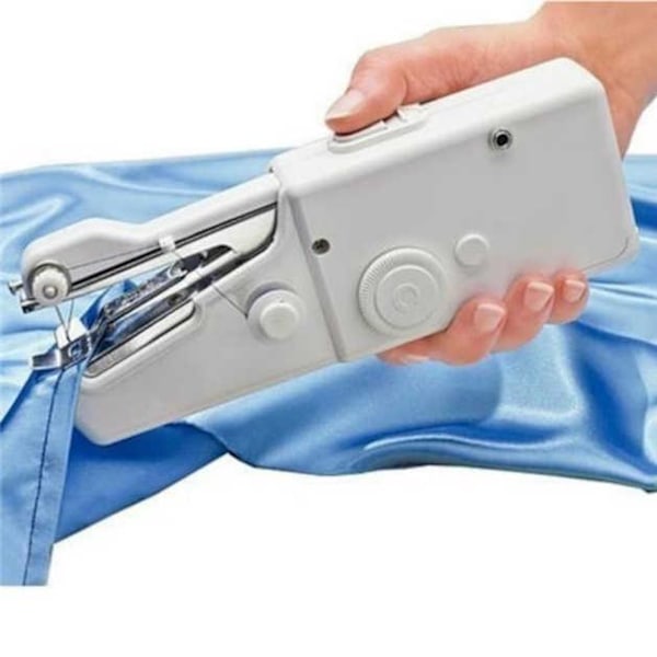 Mini handsymaskin nål sy trådlös nål kläder tyg elektronisk symaskin