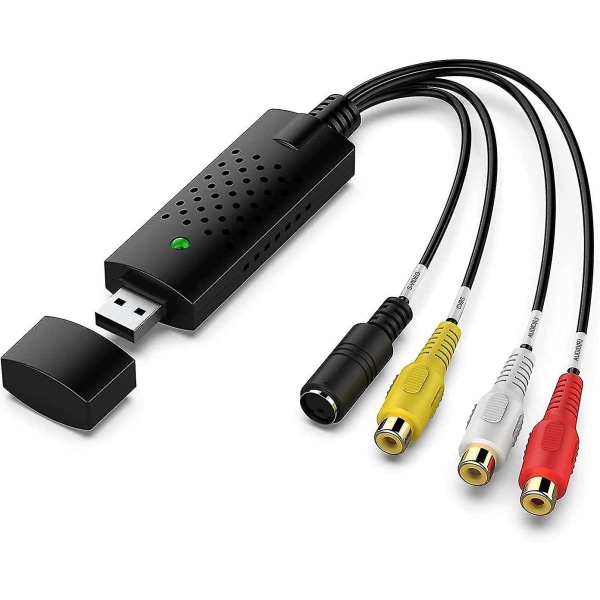 USB 2.0 Audio/Video Converter - Video Capture Card digitaliserar video från vilken analog källa som helst, inklusive videobandspelare, VHS, DVD