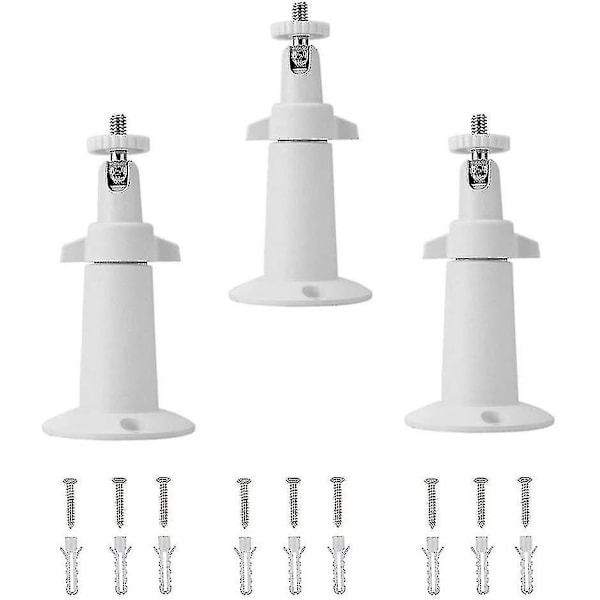 3x Metal Outdoor Wall Mount for Arlo Pro 2, Arlo Pro, Arlo, Arlo Go Security Camera, 360 Adjustable Ceiling Mount