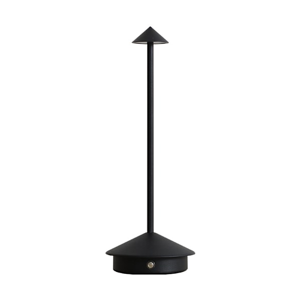 Zafferano Pina Pro - Alumiini - Himmennettävä LED-pöytälamppu, IP54-suojaus, sisä- ja ulkokäyttöön, pistoke, H29cm, EU-pistoke - Corten-Wellngs Sand black