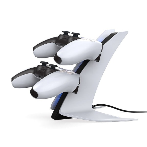 Flygplanstyp som kan ladda 2 PS5-handtag samtidigt char