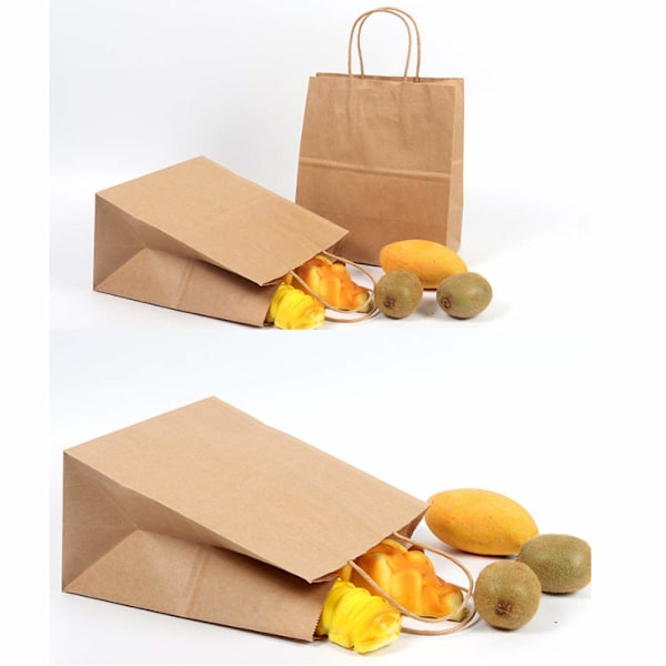 24 st papperspåsar med handtag presentpåsar