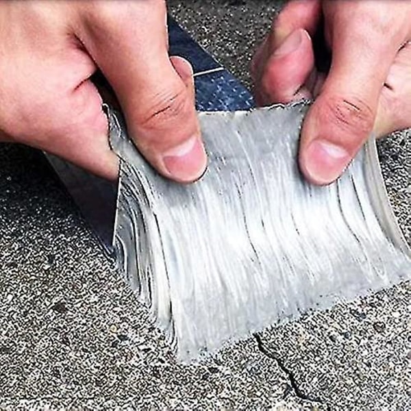 Aluminiumtejp: Superstark och vattentät tejp med stark vidhäftning för sprickor, läckor, hål 5cm*5m