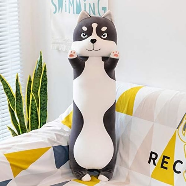 50 cm Lang Sød Hunde Dukke Plys Krammelegetøj Sovende Kammerat Pude Super Bløde Udstoppede Dyr Legetøj Børne Gave til 50 cm (1 piece)