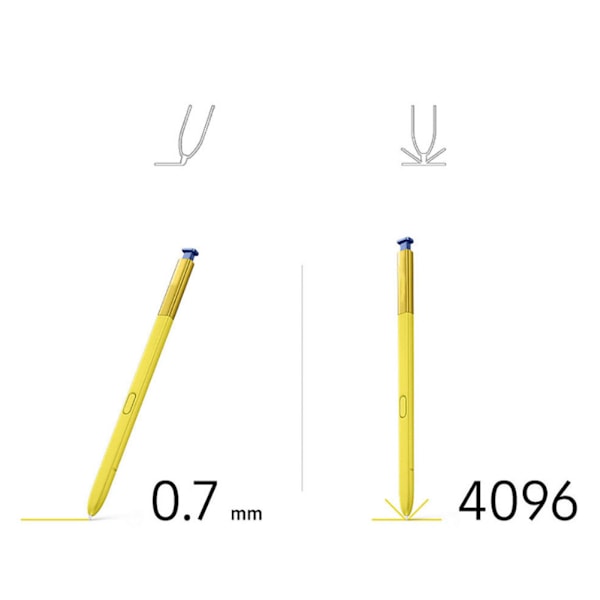 Stylus-kynä kosketusnäyttökynä korvaava kynä Samsung Galaxy Note 9:lle