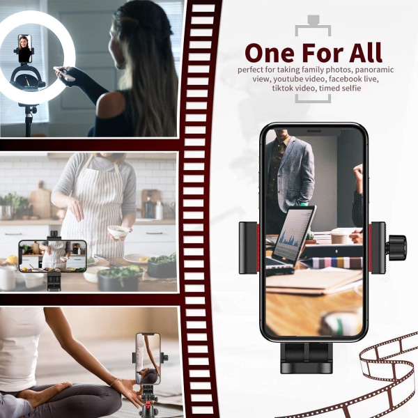 Mobiltelefonholder til stativ, selfiepind, monopod