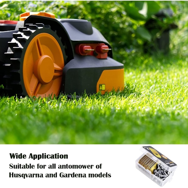 Robotgräsklippare, 30 universella ersättningsblad ersättningskniv lämplig för alla Husqvarna Automower, Gardena, Yardforce robotgräsklippare