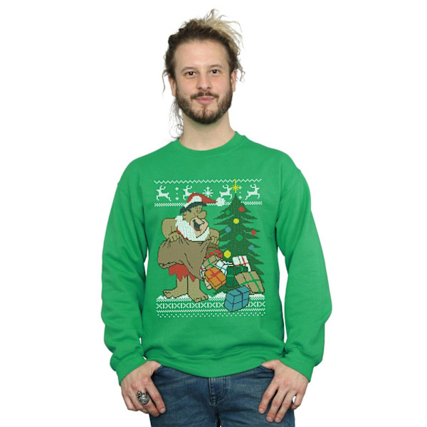 The Flintstones Jul Fair Isle Sweatshirt S Irländsk Grøn Irish Green S