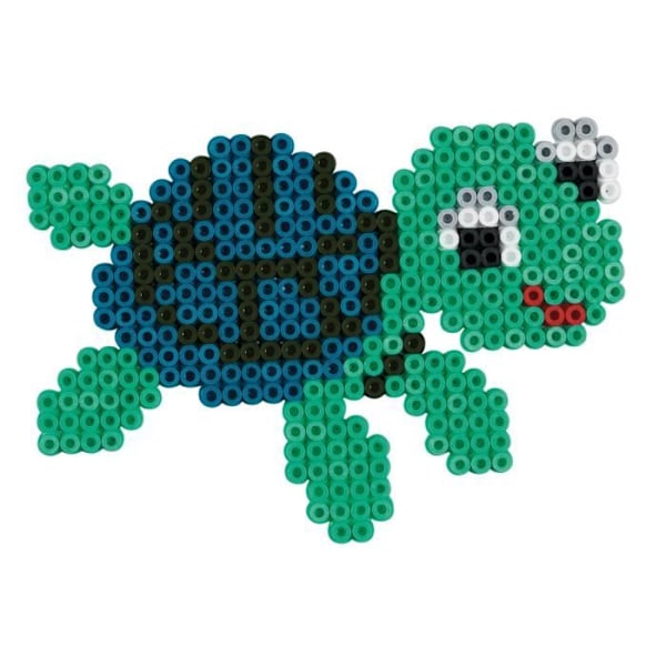 HAMA Havsdjur-set - 2500 MIDI-storlek strykjärnspärlor och 1 platta - Kreativa hobbyer från 5 år Flerfärgad