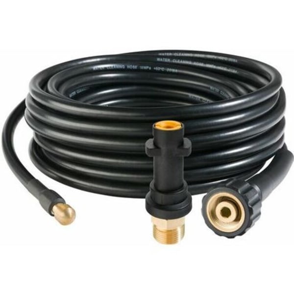 Rensslange for rør 10 m for høytrykksspyling 160 bar - rørrenser avløpsrenser【GKS】