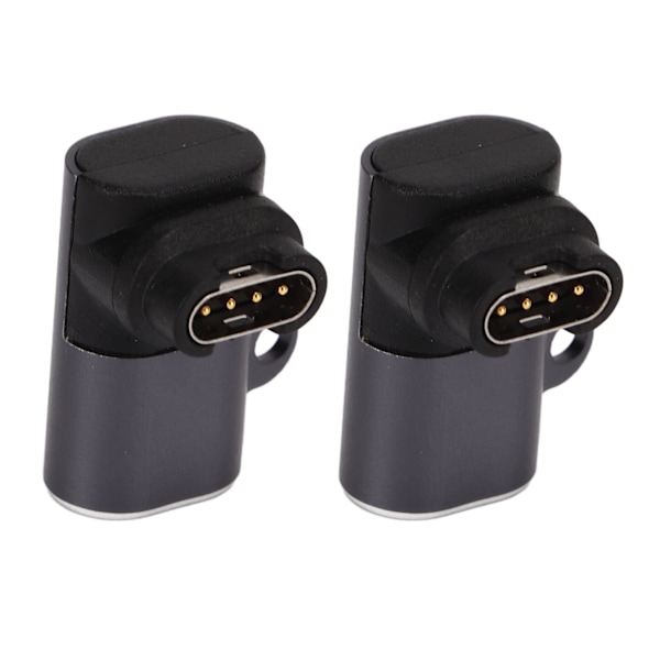 2 stk. Garmin til Type C Hun Adapter Professionel Mini USB C Adapter til Garmin Smart Watch