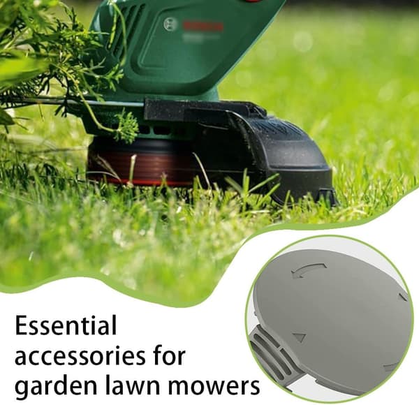 4 stk. spoledeksel for Bosch Universal GrassCut 18, 18v-26, 18-230 gresstrimmer, 1600A01R5J erstatningsspoledeksler