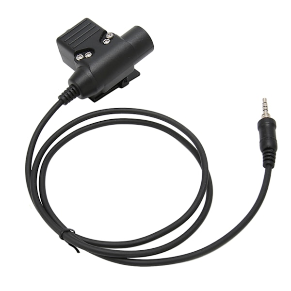 Walkie Talkie Headset Adapter Trycktyp Kompakt Säker Anslutning för Yaesu Vertex VX-6R VX-7R VX-6E VX-7E