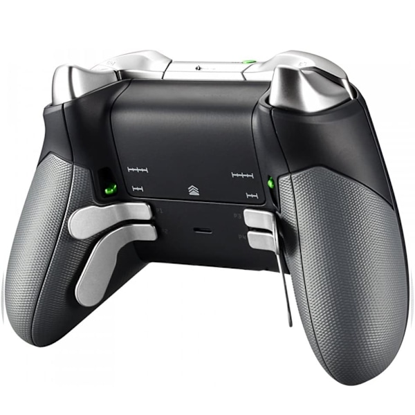 4st Rostfria Paddlar Hår Trigger Lås Ersättningsdelar Speltillbehör Kit för XBOX ONE ELITE, Switch, PS4 Kontroller