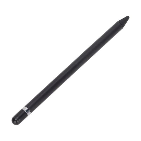 Styluspennor Skriver Smidigt Tyst Fiber Spets Exakt Reptålig Färgglad Stylus Pekskärmspenna för Telefoner Surfplattor Svart 0.1