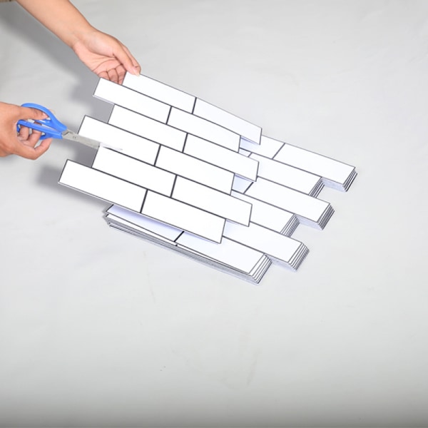 3d 10 laattaa itseliimautuvat kylpyhuoneen seinälaatat paksumpi itseliimautuva backsplash keittiöön enemmän liimaa V