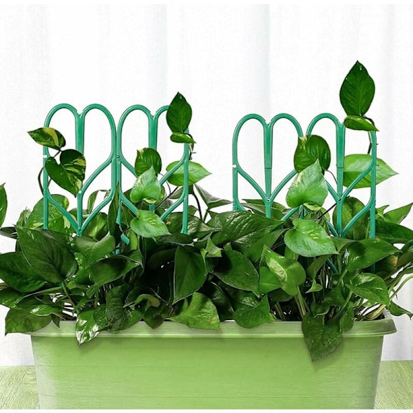 6 stk potteplante støtte bladform klatre hjelpeplanter mini rampe for P
