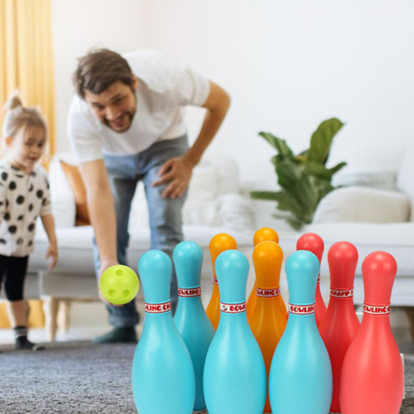 Bowling set för barn, inomhus och utomhus, för pojkar och flickor