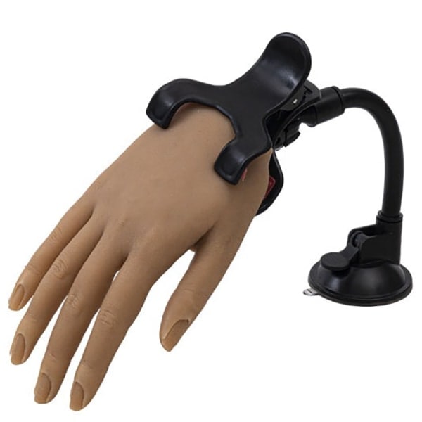 1. Nagelkunst Øvingshender Bordklemme for manikyrfinger
