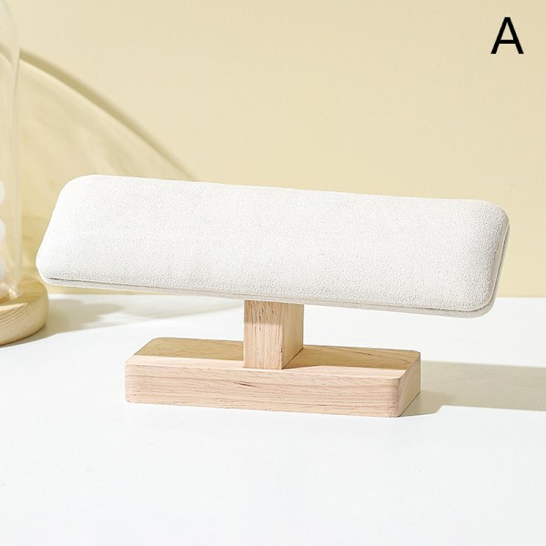 1 stk. Træ Ur Display Stand Base Ur Halskæde Armbånd A A one size