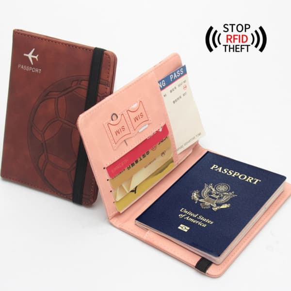 RFID Pasindeholder Paspose SORT black