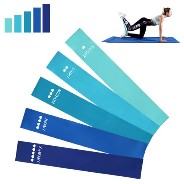 Elastiska Träningsband Fitness Gummiband Träning