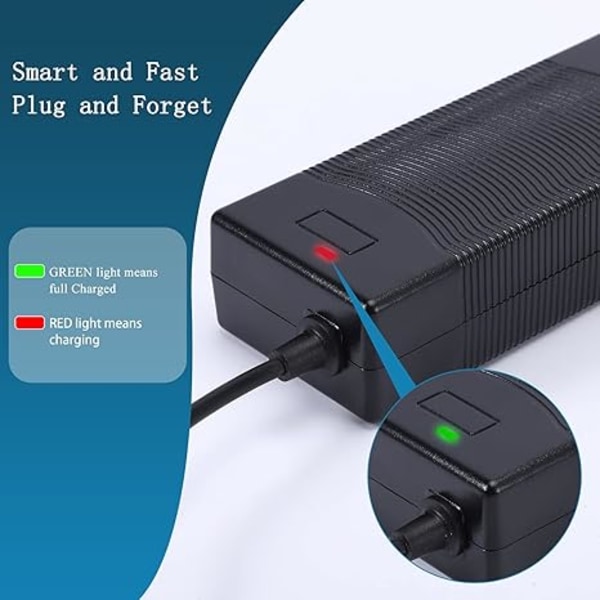 Oplader 36V lithium batteripakke 1 pin 5.5mm stik