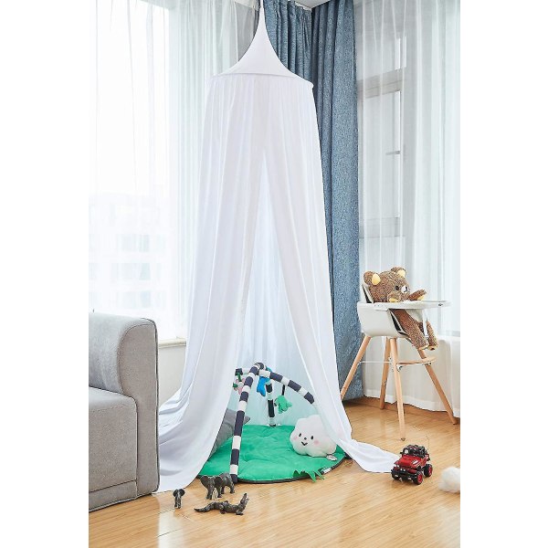Barnsäng Canopy Princess Dome Tält Sängkläder--grå