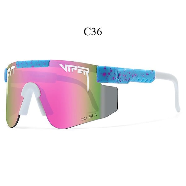 De nya utomhus vindtäta glasögonen klassiska glasögon, Cykling Löpning Fiske Sport Polarized Sunglassesc36