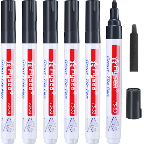 Pcs Tile Joint Pen Wall Joint Restoration Pen Repair Marker Joint Filler Pen for Restoring Tile Wall Floor Bathroom and Kitchen (Black)