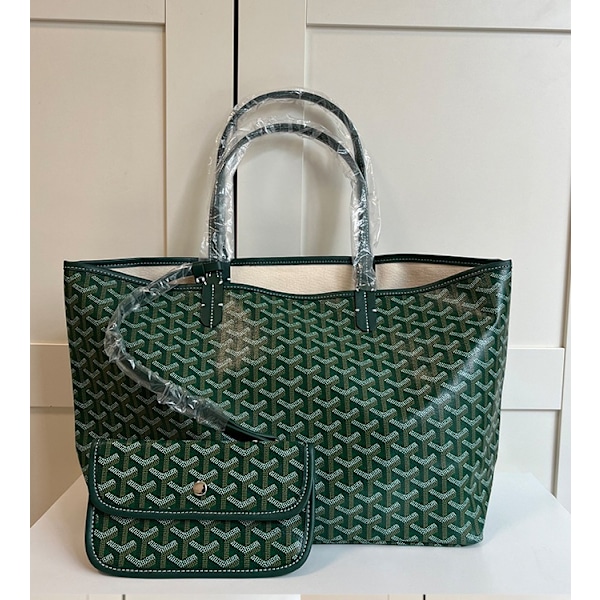 Dogtooth Taske Stor Kapacitet Håndtaske Mamma Taske Pung Gave Kvinder Grøn-Xin Grøn green S size